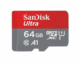 SanDisk 32GB 64GB 128GB 256GB 512GB 1TB Ultra microSDXC Memory Card Up to 150MB/s, C10, U1, Full HD, A1, SDSQUAC-256G-GN6MA