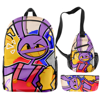 Sac à dos personnalisé avec impression intégrale de dessins animés, grande capacité, sac à dos pour ordinateur portable, sac de voyage 3 en 1, sac à dos pour hommes, sac à dos Backwoods Cookie RAW