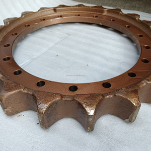 Pièces de train de roulement d'excavatrice 325 pignon 6Y4898 6Y-4898 450 diamètre intérieur 21 dents 18 <span class=keywords><strong>trous</strong></span> - Product Image 2