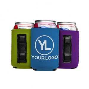Custom Logo Wholesale Blank Insulated Neoprene 3Mm 5Mm Magnet <b>Beer</b> Can Cooler Magnetic Stubby Holder - Product Image 6