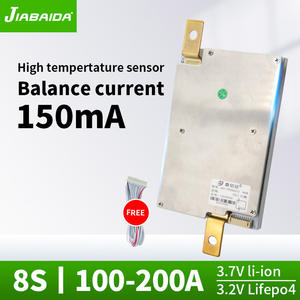 JBD 8s 24V Smart BMS LiFePO4 Système de gestion de batterie 100A 120A 150A 200A Balance Support Series - Product Image 4