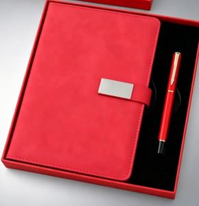 New High Quality Manufacturer <b>A5</b> <b>Notebook</b> With Pen for Man Custom Logo Business <b>Notebook</b> and Pen Gift Set - Product Image 1