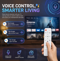 Boîtier TV Android 14 4K UHD H96 Max 3518B avec Wi-Fi double bande 2.4G & 5G, télécommande vocale Bluetooth, lecteur multimédia intelligent RK3518 pour la maison, boîtier TV Android H96MAX