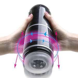 Sextoy Tpe Masturbators Voor Vagina Telescopische Rotatie Mannelijke Masturbatie Machine Volwassen Vibrator Seksspeeltjes Voor Mannen - Product Image 1