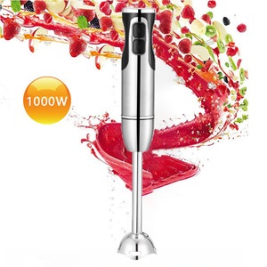 Batidora de mano eléctrica de acero inoxidable con doble cuchilla para hacer jugos y mezclar, capacidad inferior a 1 litro - Product Image 2