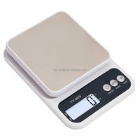 Balance alimentaire numérique 10kg 1g LCD appareil de mesure de poids électronique alimenté par batterie de cuisine