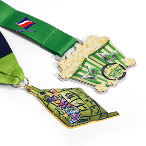 Longzhiyu - Medallas Deportivas Personalizadas de Metal <span class=keywords><strong>para</strong></span> Fútbol, Natación y Spinning, 20 Años de Experiencia, Trofeos y Medallas Personalizadas, Medallón de Metal - Product Image 2