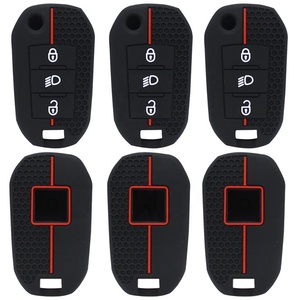 Étui de protection pour clé de voiture en silicone sur mesure, fabriqué en Chine, vente en gros pour clé <span class=keywords><strong>Peugeot</strong></span> - Product Image 4