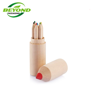 Biodegradable <span class=keywords><strong>Reciclado</strong></span> Kraft Core Impresión personalizada al por mayor Kraft Cartón Cilindro Embalaje Caja <span class=keywords><strong>de</strong></span> almacenamiento para lápiz - Product Image 2