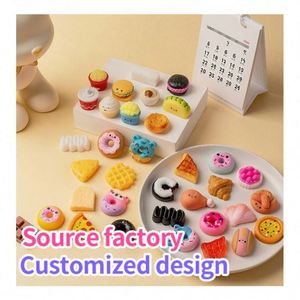 Nuevo Juguete Antiestrés Kawaii de Estilo Japonés, Set de Postres de Tarta y Cereza, Juguetes para Apretar con Material de Silicona, Regalo Unisex - Product Image 5
