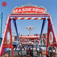 Équipement de parc d'attractions extérieur intéressant, manèges de fête foraine pour enfants, balançoires Happy Sky pour parcs à thème