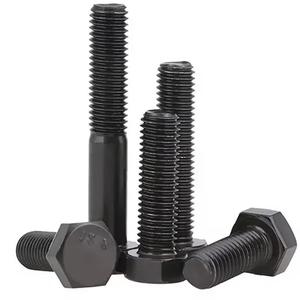 Pernos Hexagonales de Acero al Carbono de Alta Resistencia M8 M10 M20 con Acabado de Óxido Negro Clase 4.8 8.8 para Fijación Mecánica, Aplicaciones Industriales y Automotrices - Product Image 2
