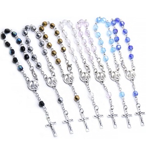 Bracelet <span class=keywords><strong>de</strong></span> prière en cristal <span class=keywords><strong>de</strong></span> Rosario <span class=keywords><strong>de</strong></span> <span class=keywords><strong>Fatima</strong></span>, croix religieuse, cadeau <span class=keywords><strong>de</strong></span> catholicisme, chapelet - Product Image 4