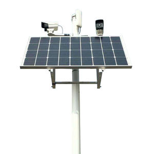 공원/도로 감시 유럽/미국 준수 360 ° 회전 및 야간 투시경 태양 감시 극 카메라 - Product Image 4