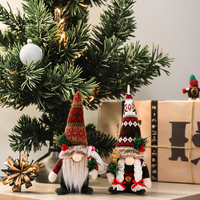 Figurine et jouet de Noël Rudolph sans visage 2026, 28x7cm, en tissu, Joyeux Nouvel An
