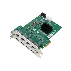 8 Ports USB3.0 Karte PCI Express x4 zu USB mit 4 Renesas-Controllern für Kamera-Bild-/Videoaufnahme