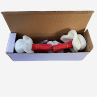 Feux d'artifice à effets d'étincelles électriques rouges de 10 cm, en plastique/cuivre, avec télécommande, certifiés CE, haute qualité