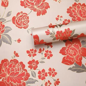 UDK elegante <span class=keywords><strong>carta</strong></span> da parati floreale verde moderna decorazione <span class=keywords><strong>Vintage</strong></span> <span class=keywords><strong>per</strong></span> la casa 45cm piccolo rotolo 10m Peel Stick <span class=keywords><strong>carta</strong></span> da parati funzione impermeabile - Product Image 3