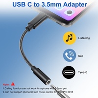 Adaptateur USB-C 3,5 mm en alliage d'aluminium neuf pour iPhone 16 Pro/Plus/15, pour S24/S23/S22/S21, iPad Pro, Pixel 6/4XL OTP