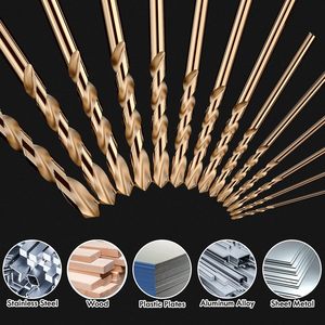 HSS M35 Twist Khoan <span class=keywords><strong>Bit</strong></span> của Kim Loại Jobber Chiều Dài Twist Khoan <span class=keywords><strong>Bit</strong></span> Set Cho Kim Loại Cứng, Thép Không Gỉ Cắt Lỗ Saw - Product Image 4