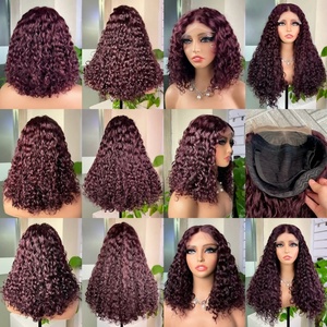 Perruque 5x5 SDD Water Wave avec closure sans colle, densité totale, 100% cheveux humains - Product Image 3