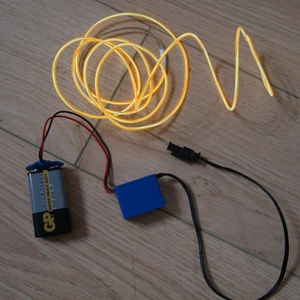 Ruban <span class=keywords><strong>lumineux</strong></span> Flexible 3V LED fluo lumières étanche <span class=keywords><strong>fil</strong></span> <span class=keywords><strong>électroluminescent</strong></span> étanche <span class=keywords><strong>fil</strong></span> EL coutable - Product Image 5