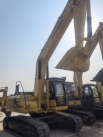 Excavadora Hidráulica Usada Komatsu PC220 de 22 Toneladas, Excavadora Mediana Komatsu PC220, Bomba de Caja de Cambios, Rodamiento, Precio Más Bajo, Barato