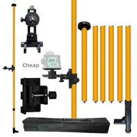 Outils de décoration murale de plafond de qualité industrielle, support infrarouge, laser vert 1064 nm, tige télescopique de 3 m, auto-nivelant, 1,5 m, 1 an