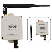 Thingsend RJ45 Ethernet LoRa Gateway TCP/IP Sensor Inalámbrico de Temperatura y Humedad con Alcance de 5 km, Transmisión Ajustable y Personalizable