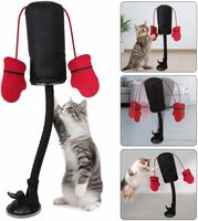Sac de boxe interactif pour chat, jouet d'entraînement amusant pour animaux de compagnie, vente en gros directe usine
