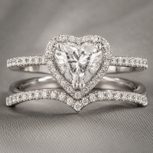 Anello a Doppio Cuore per Donne, Elegante Stile Principessa, Gioiello da Dito di Design alla Moda - Product Image 5