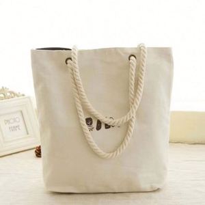 Design Custom logo <b>Printing</b> Recyclable Environmentally Friendly Flat Cotton Canvas Shopping Tote Bag - Product Image 1