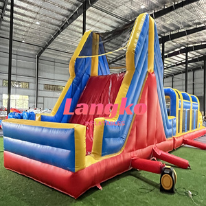 Venta al por mayor carrera de obstáculos al aire libre carrera de obstáculos Casa de rebote grandes carreras de obstáculos inflables - Product Image 6