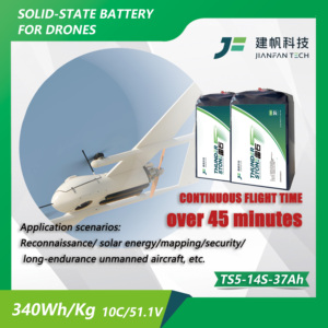 แบตเตอรี่โดรน Thunder Stone TS5 แบตเตอรี่กึ่งโซลิดสเตท 10C แบตเตอรี่ปล่อยประจุ 14S 37000mAh ความทนทานสูง JF-TS5-14S-370 - Product Image 3
