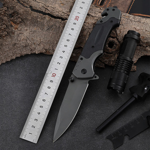 Ensemble de couteaux de poche à manche en plastique Hongrui, best-seller, avec outil d'allumage, lampe torche tactique, kit de survie multifonction, ensemble cadeau - Product Image 4