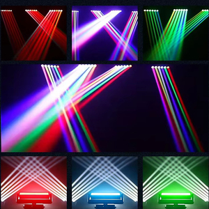 Phổ biến 6x40w RGBW 4-in-1 di chuyển đầu <span class=keywords><strong>LED</strong></span> ma trận ánh sáng đôi-side 4-in-1 nhuộm Strobe <span class=keywords><strong>pixel</strong></span> chùm cho Câu lạc bộ ánh sáng sân khấu - Product Image 6