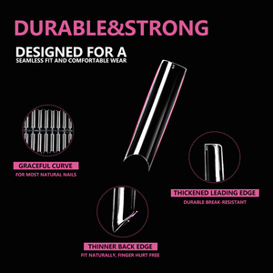 JIEYU PMMA/ABS <span class=keywords><strong>Uñas</strong></span> Postizas Personalizadas Hechas a Mano, Envío Directo, <span class=keywords><strong>Uñas</strong></span> <span class=keywords><strong>de</strong></span> Cobertura Completa Transparentes, Extensión <span class=keywords><strong>de</strong></span> <span class=keywords><strong>Uñas</strong></span> Larga para Principiantes y Entusiastas <span class=keywords><strong>de</strong></span> las <span class=keywords><strong>Uñas</strong></span> - Product Image 5