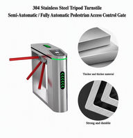 Hot Sale High Security Tripod Turnstile Gate 304 Stainless Steel Automatic Pedestrian Access Control Barrier for Office
