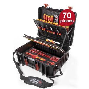 WIHA - 45802 Juego de herramientas XL eMobility para vehículos híbridos y eléctricos (70 piezas) Bolsa de Herramientas con Surtido - EAN 4010995458027 - Product Image 1