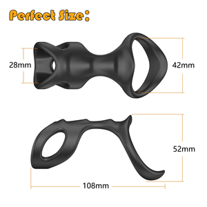Éléphant en silicone liquide <span class=keywords><strong>Dick</strong></span> Lock Pénis pour hommes Anneau de verrouillage du sperme Anneau de prépuce Retarder l'éjaculation Anneau de pénis - Product Image 3