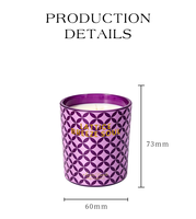 Bougie parfumée en verre pour la décoration de la maison, aromathérapie, cire de soja de luxe, huile essentielle, emballage personnalisé, boîte cadeau