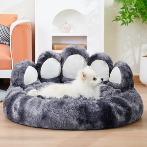 Direkt ab Werk Hundebetten und Katzenmatratzen im Bärenpfoten-Design, Süß und Warm, Plüsch-Haustierbedarf für alle Jahreszeiten im Großhandel - Product Image 3