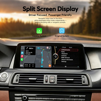 Ewaygps Linux con Bluetooth y Wifi Integrados, Pantalla Multimedia Inalámbrica de 10.25 Pulgadas, Carplay, Android Auto, Navegación para BMW Serie 5 F10 F11 F18