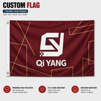 Drapeaux personnalisés, concevez votre propre texte/logo/photo, drapeau personnalisé 3x5 pieds, 100% polyester, impression numérique, drapeau écologique