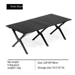 Parklar için piknikler ve kamp yumurta rulo tasarımı için taşınabilir açık katlanır masa ve sandalye seti - Product Image 4