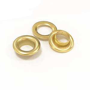 מכירה ישירה מהמפעל, עיניות פליז עגולות איכותיות ללא ניקל, שיני אוהל דו-שכבתיות 0.53 אינץ' (13.5 מ\"מ) - Product Image 4