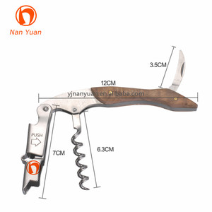 Tire-bouchon en bois blanc ouvre-bouteille de vin et de bière en palissandre de conception élégante professionnelle - Product Image 5