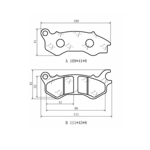 ATV pastiglie freno disco moto pastiglie freno anteriore posteriore disco per Buggy spiaggia contrario PCX SFA709 - Product Image 4