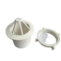 Capuchon de ventilation de drain en PVC personnalisé, couvercle de ventilation de tuyau de drainage en maille, raccords de tuyau de drainage en PVC