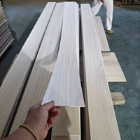 Bande de bois de paulownia chinois au design moderne avec bord collé pour la construction